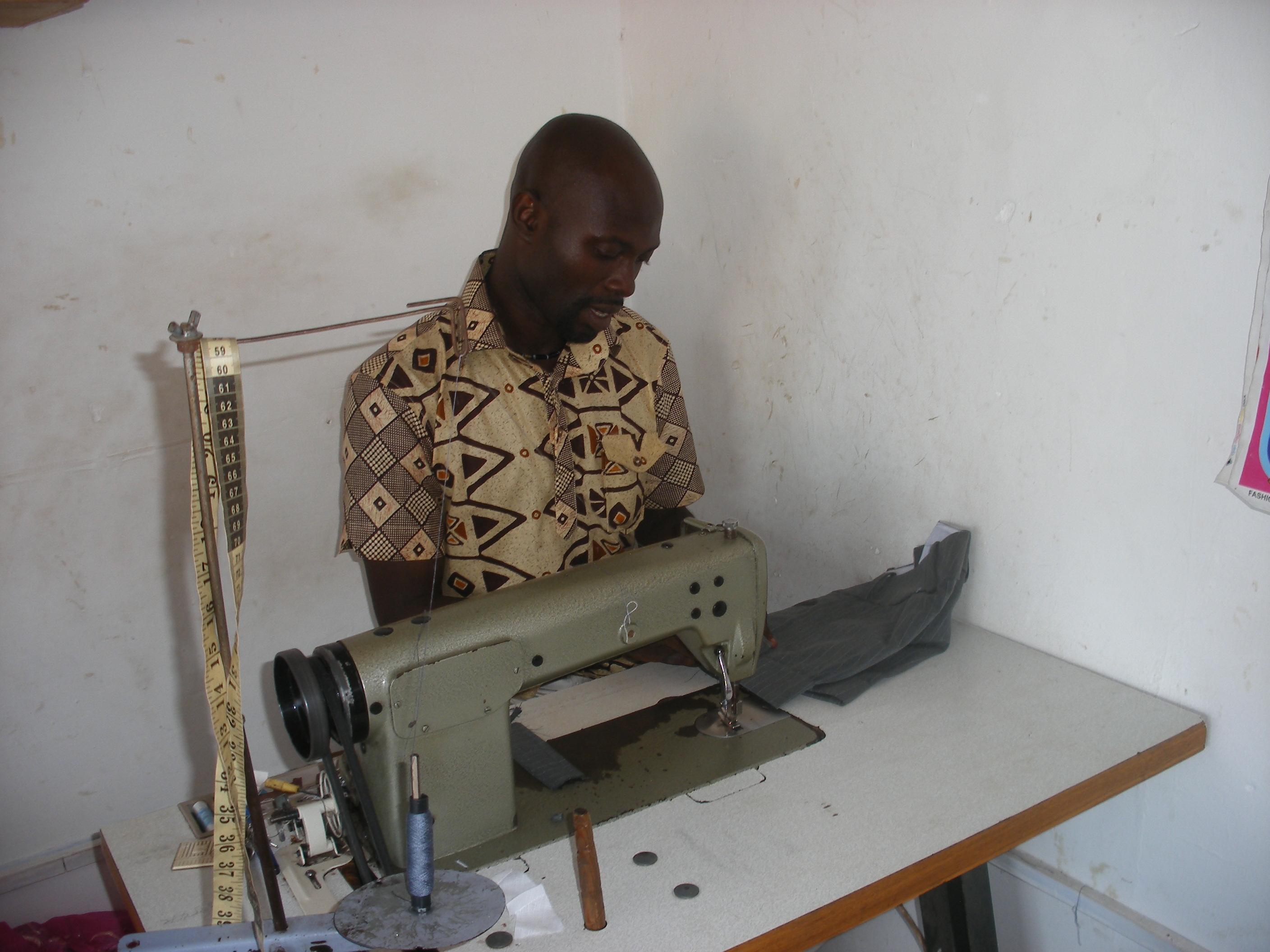 Two professional seamstresses.